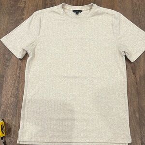 Banana Republic Sand Ribbed Short Sleeve Shirt